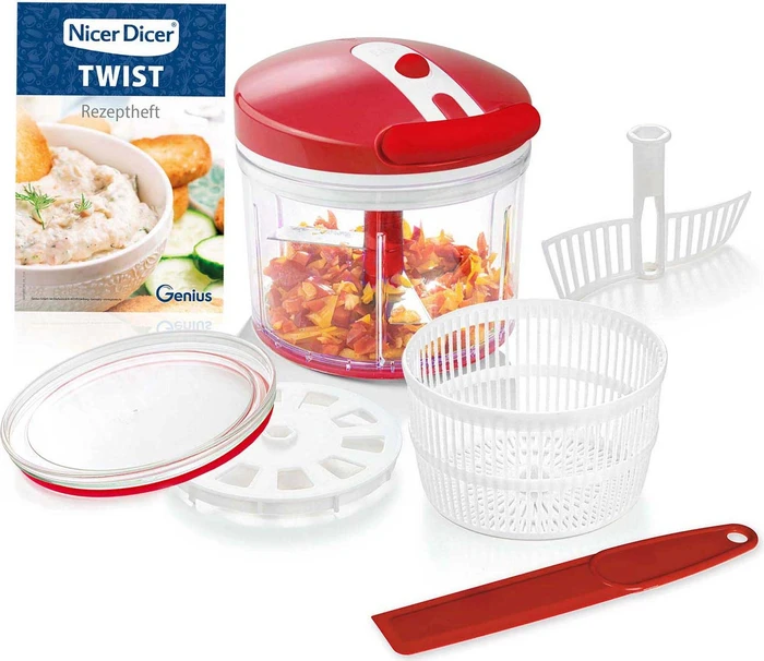 Genius Nicer Dicer Twist Multischneider, 9-tlg