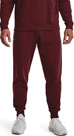 Under Armour Rival Fleece Trainingshose lang chestnut red/onyx white (Herren)