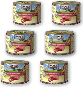 MAC's Cat Kitten, Kalb und Hühnerherzen, 1.20kg (6x 200g)