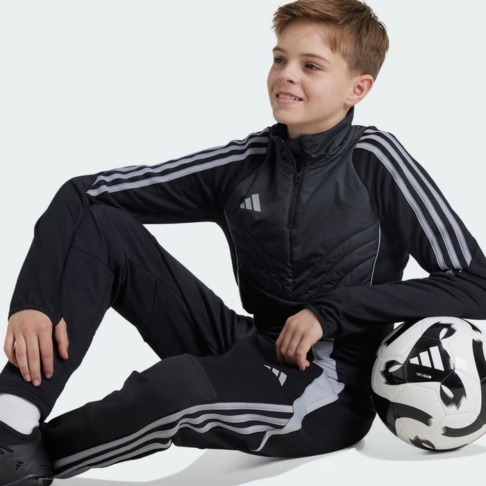 adidas Tiro 24 Winterized Trainingshose lang black/light onix (Junior)