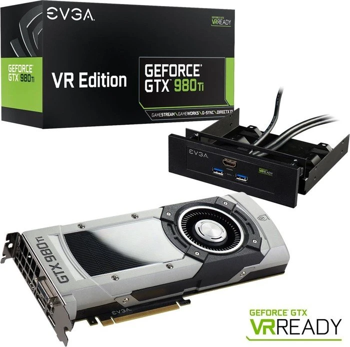 EVGA GeForce GTX 980 Ti VR Edition Gaming, 6GB GDDR5, DVI, HDMI, 3x DP