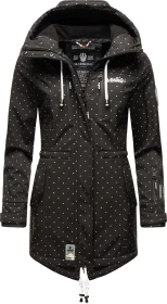 Marikoo Zimtzicke Mantel schwarz dots (Damen)