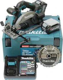 Makita HS012GD201 XGT Akku-Handkreissäge inkl. MAKPAC + 2 Akkus 2.5Ah
