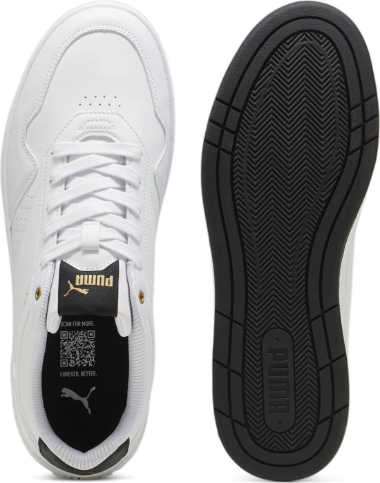Puma Court Classic puma white/puma black/puma gold (Damen)