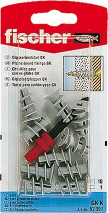 fischer GK 12x22 K Gipskartondübel, 12x22mm, 10 Stück