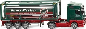 Wiking Modern Edition Tankcontainersattelzug 30' MB Actros Franz Fischer Spedition