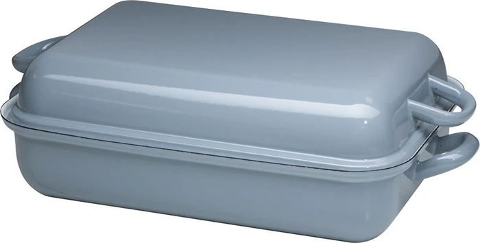Riess Classic Bratpfanne mit Deckel 34.6x23.6cm pure grey