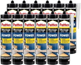 Pattex PXP37 Montagekleber Power weiß, 370g