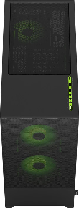 Fractal Design Pop Air RGB Green Core TG Clear Tint, Glasfenster
