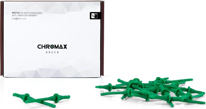 Noctua NF-A14 PWM chromax.black.swap grün, 140mm, 3er-Pack