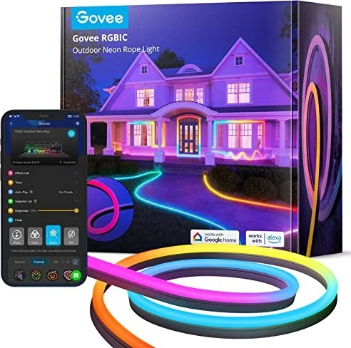 Govee Outdoor Neon LED Strip RGBIC LED-Streifen 10m
