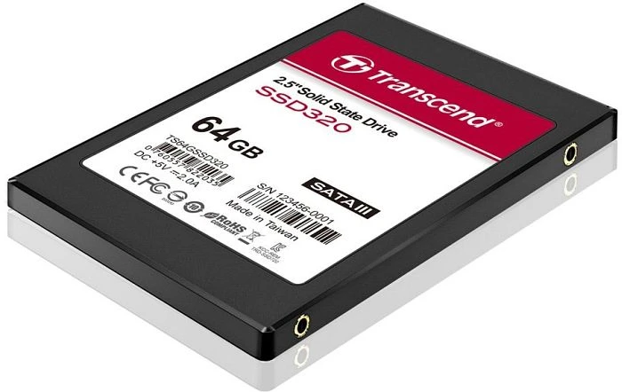 Transcend SSD320 64GB, 2.5" / SATA 6Gb/s