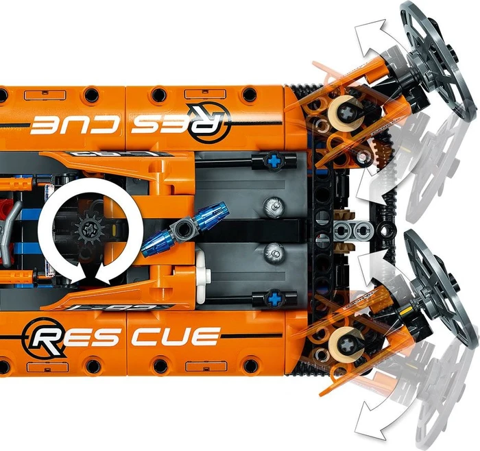 LEGO Technic - Luftkissenboot für Rettungseinsätze
