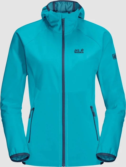 Jack Wolfskin Go Hike Softshell Funktionsjacke dark aqua (Damen)