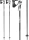 Leki Bold Lite S Alpin Skistock schwarz/weiß (Junior) (65465401)
