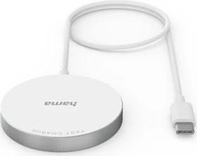 Hama Wireless Charger MagCharge FC15 15W kabellos für Apple iPhone weiß
