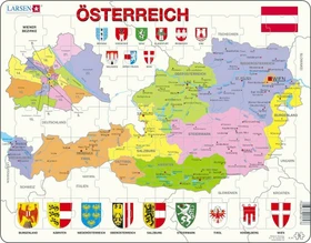 Larsen K41 Österreich politische Lernkarte