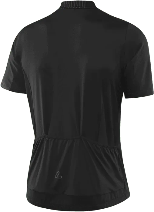 Löffler Cody Mid Full-Zip Trikot kurzarm schwarz (Herren)