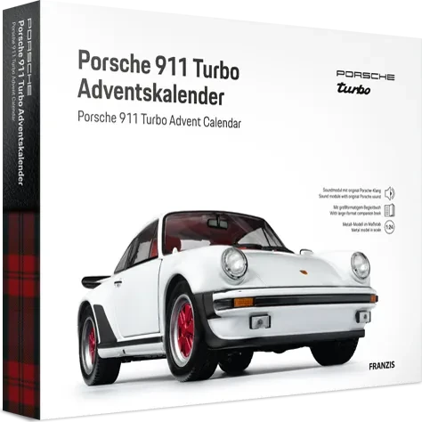 Franzis Porsche 911 Turbo Grandprixweiß Adventskalender