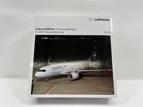 Herpa Lufthansa Airbus A320neo Hauptstadtflieger D-AINZ 1:200