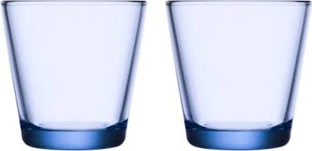 Iittala Kartio Trinkglas 210ml aqua, 2 Stück