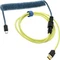 Ducky Premicord Spiralkabel USB-C auf USB-A, Tastaturkabel (Spiral-Textilkabel), 1.8m, DayBreak Vorschaubild