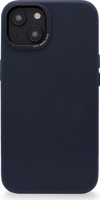 Decoded Leather Back Cover für Apple iPhone 14 Plus navy