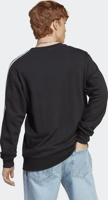 adidas Essentials French Terry 3-Streifen Sweatshirt schwarz (Herren)