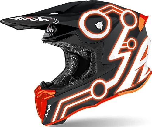 Airoh Twist 2.0 Neon orange/schwarz/weiß