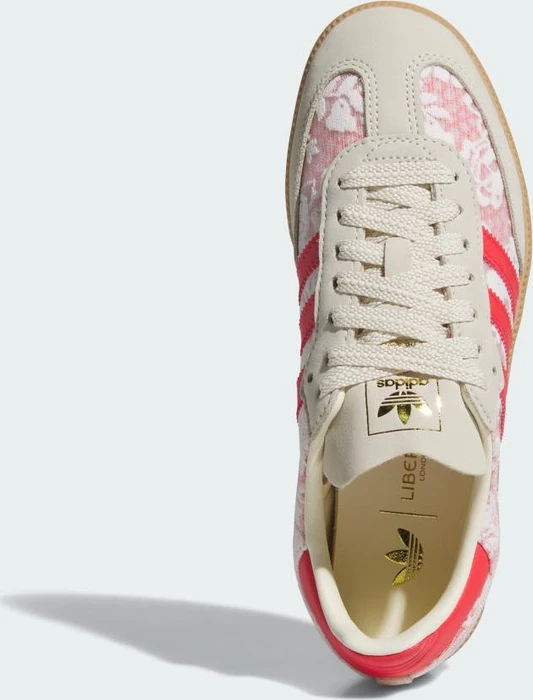 adidas Samba OG x Liberty London cloud white/cream white/better scarlet