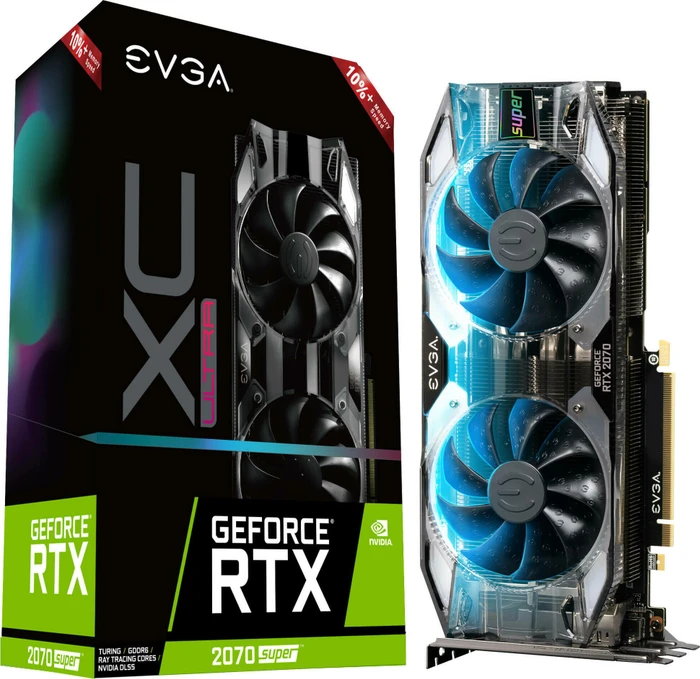 EVGA GeForce RTX 2070 SUPER XC Ultra+, 8GB GDDR6, HDMI, USB-C, 3x DP
