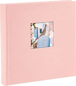Goldbuch Buch Fotoalbum Bella Vista 25x25 weiße Seiten rosa