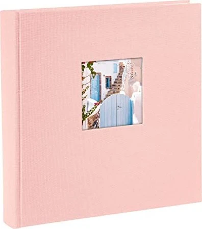 Goldbuch Buch Fotoalbum Bella Vista 25x25 weiße Seiten rosa