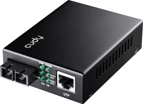 Cudy Gigabit Medienkonverter, 1x RJ-45, 1x SC-Duplex SM 20km (MC100GSA-20)