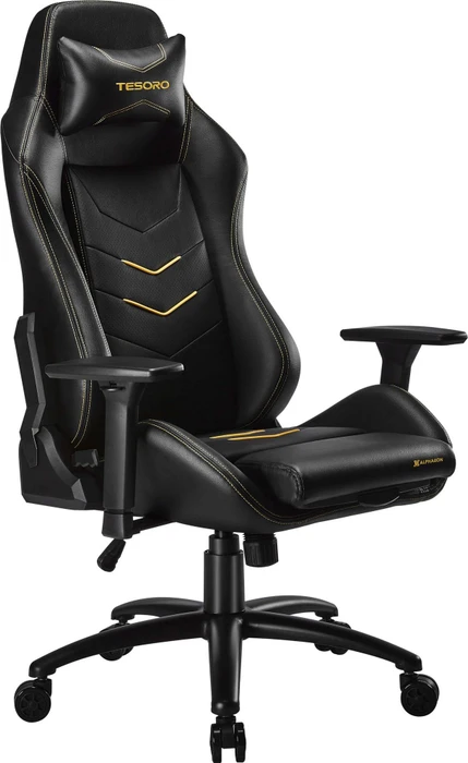 Tesoro Alphaeon S3 Gamingstuhl, schwarz/gelb