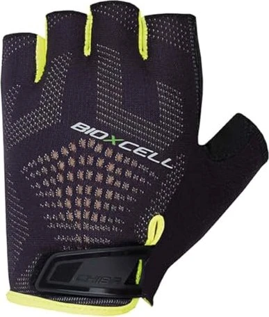 Chiba BioXCell Super Fly Fahrradhandschuhe black/neon yellow