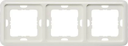 Siemens DELTA profil Rahmen 222x80mm 3-Fach, silber