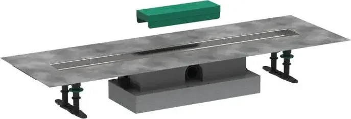 Hansgrohe RainDrain uBox universal Grundkörper Komplett-Set, Kunststoff/edelstahl