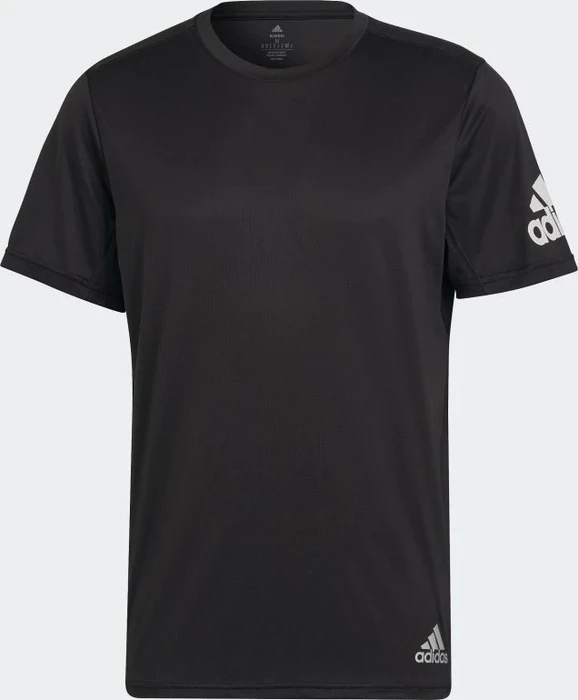 adidas Run It Laufshirt kurzarm schwarz (Herren)