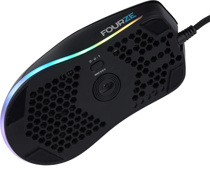 FourZE GM800 Gaming Mouse schwarz, USB