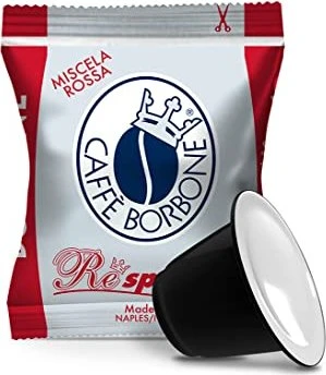 Caffè Borbone Nespresso Rossa Kaffeekapseln, 100 Stück