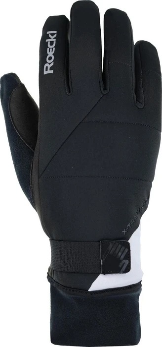 Roeckl Tulfes Laufhandschuhe schwarz/weiß