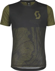 Scott Trail Vertic 10 Trikot kurzarm black/fir green (Junior)