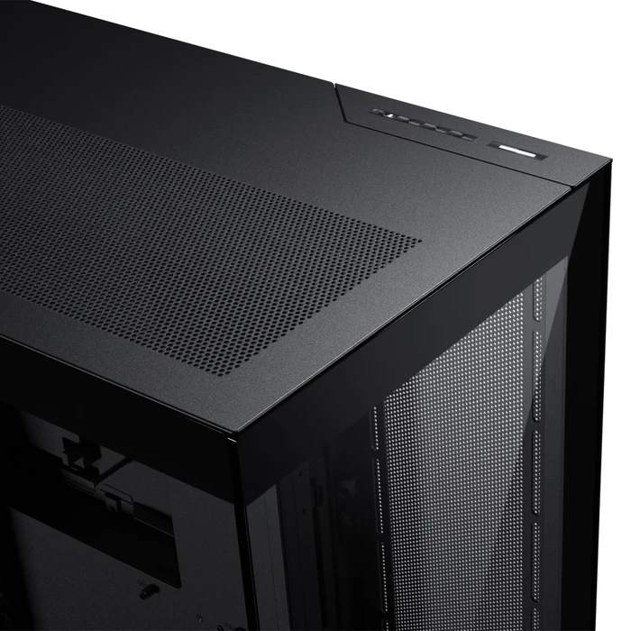 Phanteks NV7 Black, schwarz, Glasfenster