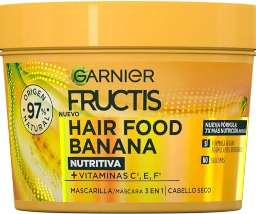Garnier Fructis Hair Food Banana Maske, 390ml