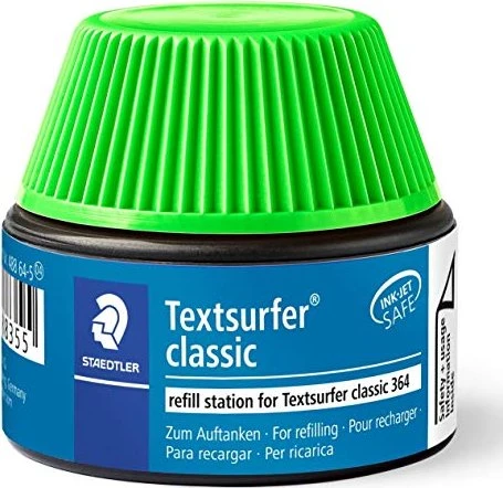 Staedtler Textsurfer classic Nachfüllstation Tintenflasche grün, 30ml