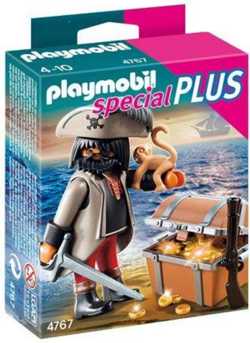 playmobil Special Finsterer Pirat mit Schatztruhe