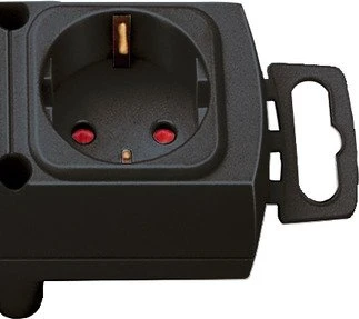 Brennenstuhl Comfort-Line Plus mit Schalter, 4-fach, 2m, schwarz