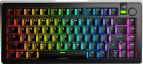 Glorious GMMK 3 Pro Wireless 75% Pre-built Gaming Keyboard, schwarz, LEDs RGB, Glorious Fox MX, USB, US (GLO-KB-GMMK3-PRO-75-PB-FOX-WL-BLK-US)