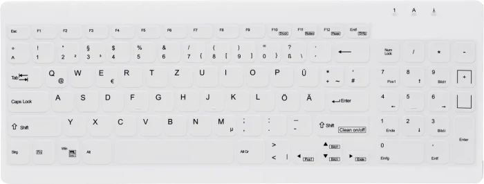 Contour Design Active Key AK-C7012 Medical Keyboard Compact, weiß, vollversiegelt, USB, FR